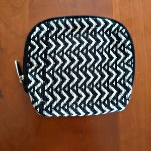 Make Up Case/Pouch/Zippered Bag. Chevron Pattern. Gently Used A Few Times.